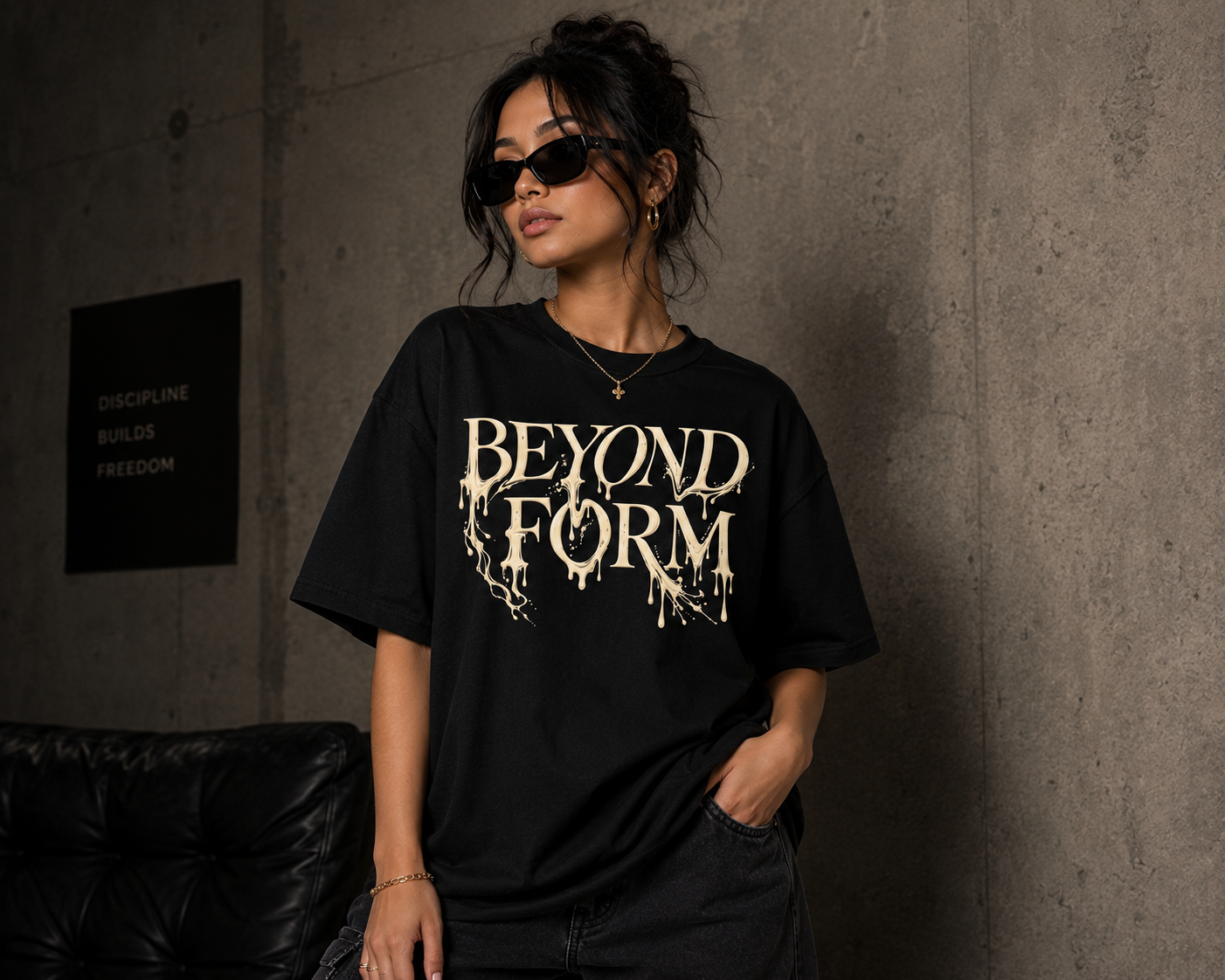 Beyond Form Gothic Drip T-Shirt